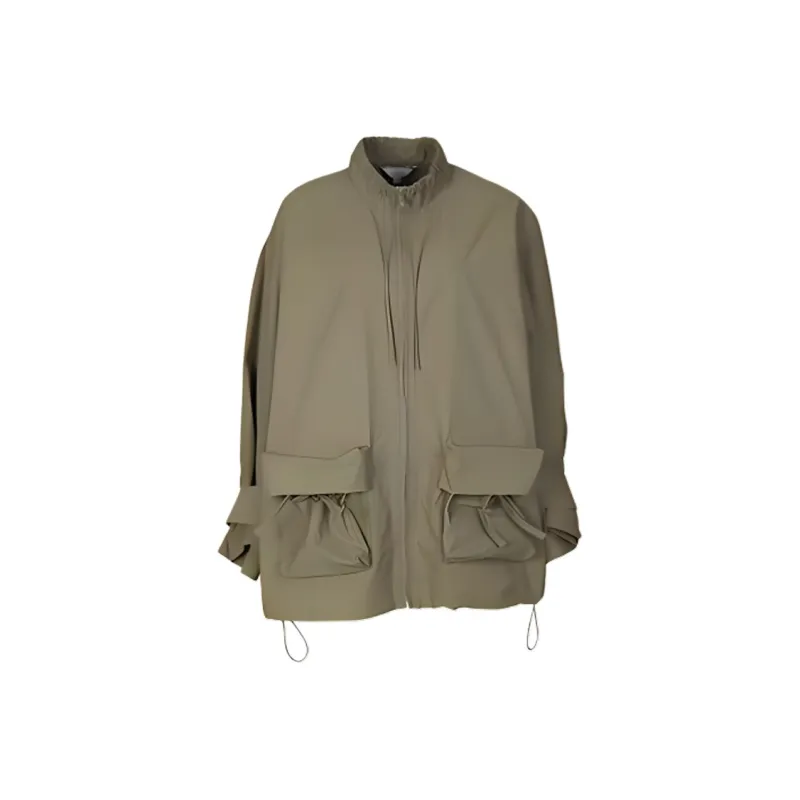 TURN UP Jackets Coats Women's Army Green-0