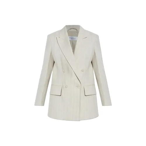 MaxMara Gerla Pinstripe Double breasted Blazer