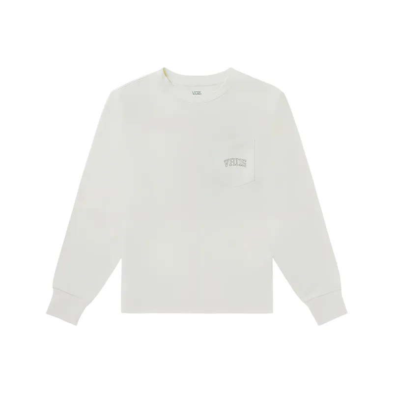 Vans TEE LS Sweatshirt Women's Beige-0
