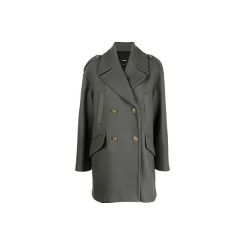 PINKO Coats Women's Green