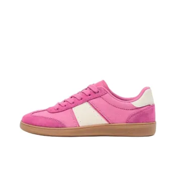 ZARA Low Top Skateboard Shoes Women's Rose Red