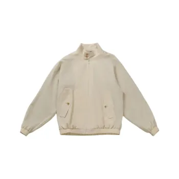 Auralee Super Fine Tropical Wool Zip Blouson 'Ivory'