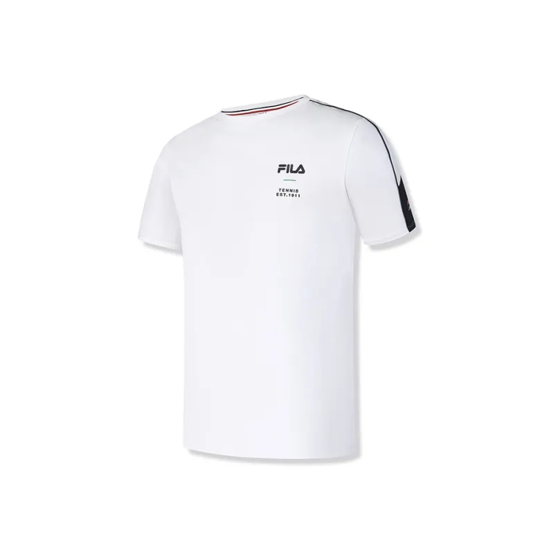 FILA Athletics Tennis T Shirt Men's Jade White-1
