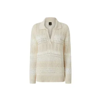 PINKO Openwork Spread Collar Jumper