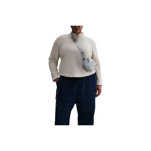 Nike Sportswear Phoenix Plush Women's Slim Long Sleeve Cozy Fleece 1/2 Zip Top Plus Size
