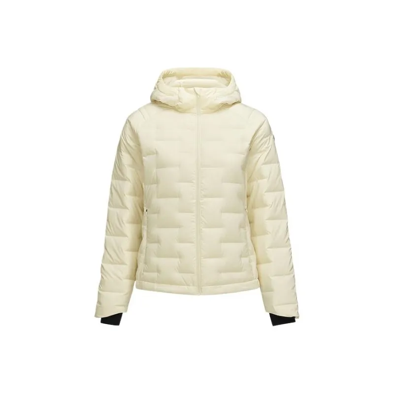 Skechers Basic Exercise Sequence Down Jacket Women's Pearl White-0