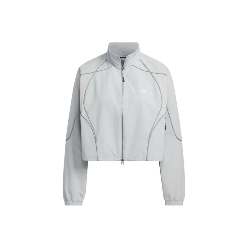 Adidas PIPING WOVEN Jackets & Coats Women's Light Gray-0