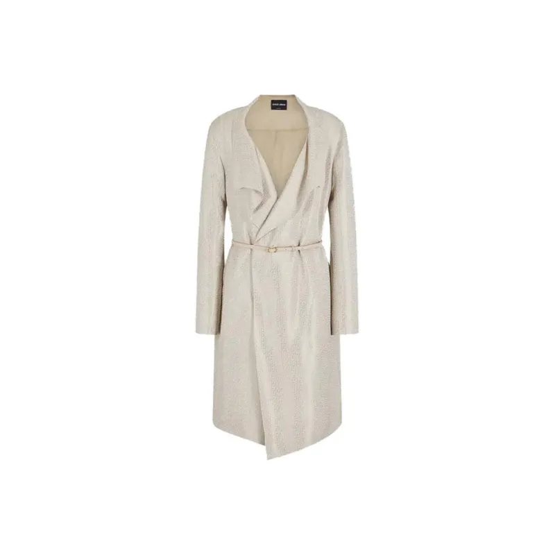 GIORGIO ARMANI Belted Midi Coat-0