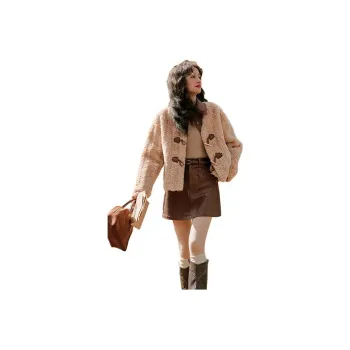 MISHOW Jackets Coats Women's Apricot Coffee