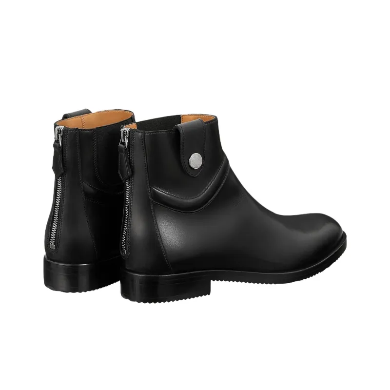 HERMES Nedji Ankle Boots Men's Black-3