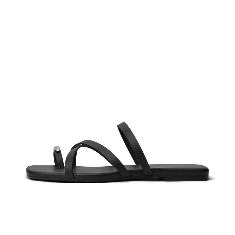 CHARLES&KEITH Composite Sole Slide Slippers 1.5cm Women's-6