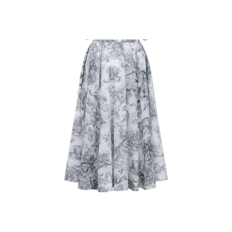 DIOR Dioriviera FW25 Short Sleeved Dress Women's White-2