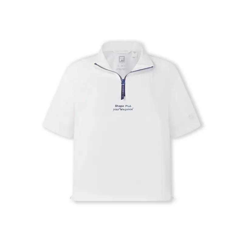 FILA Fitness Polo Shirt Women's Jade White-0