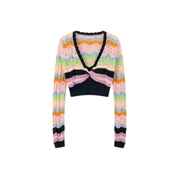 CHUU Knitwear Women's Pink Stripes