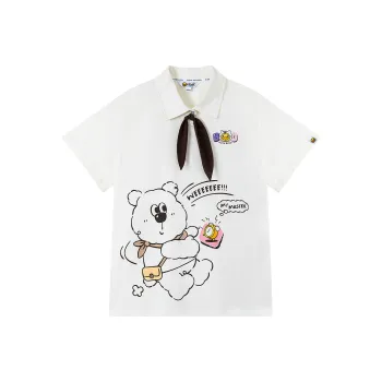 B.Duck Polo Shirt Women's Creamy Apricot