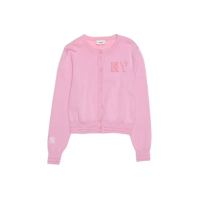 MLB New York Yankees Knitwear Women's Hemp Pink-0