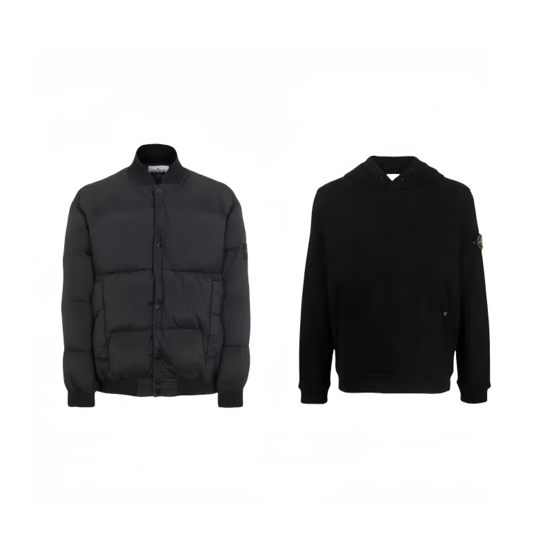STONE ISLAND Metal Nylon Series Casual Sportswear Unisex Black-0