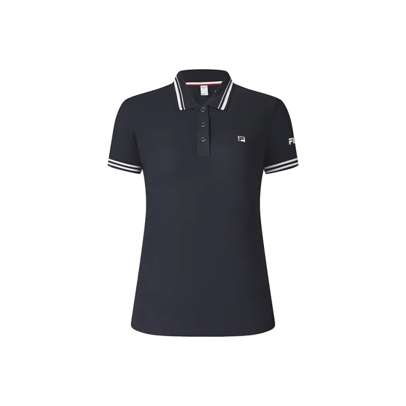 FILA Athletics Polo Shirt Women's RD Royal Blue NV-0