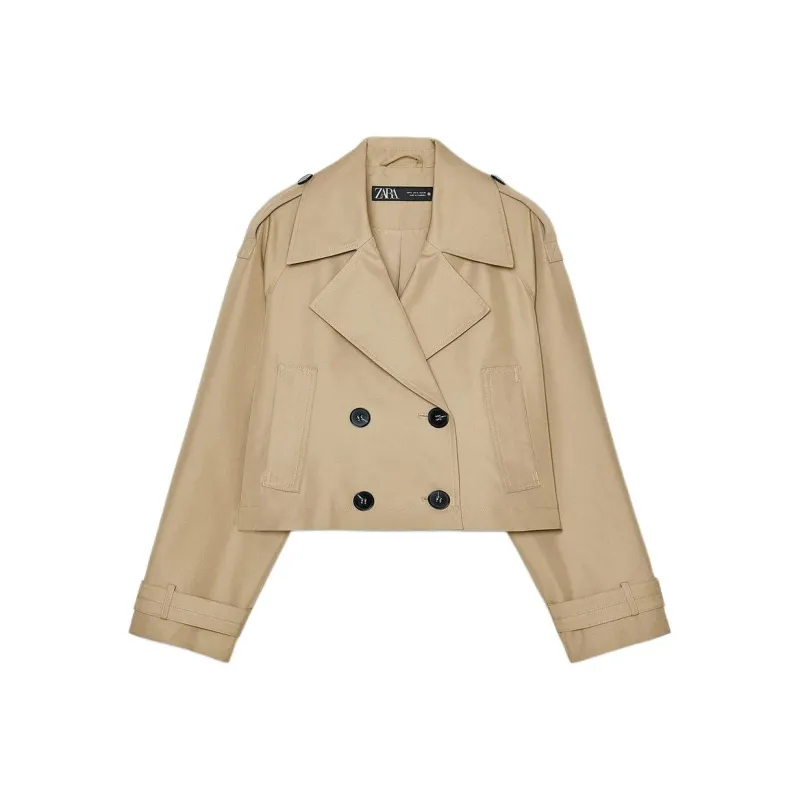 ZARA Jackets Women's Tan-0