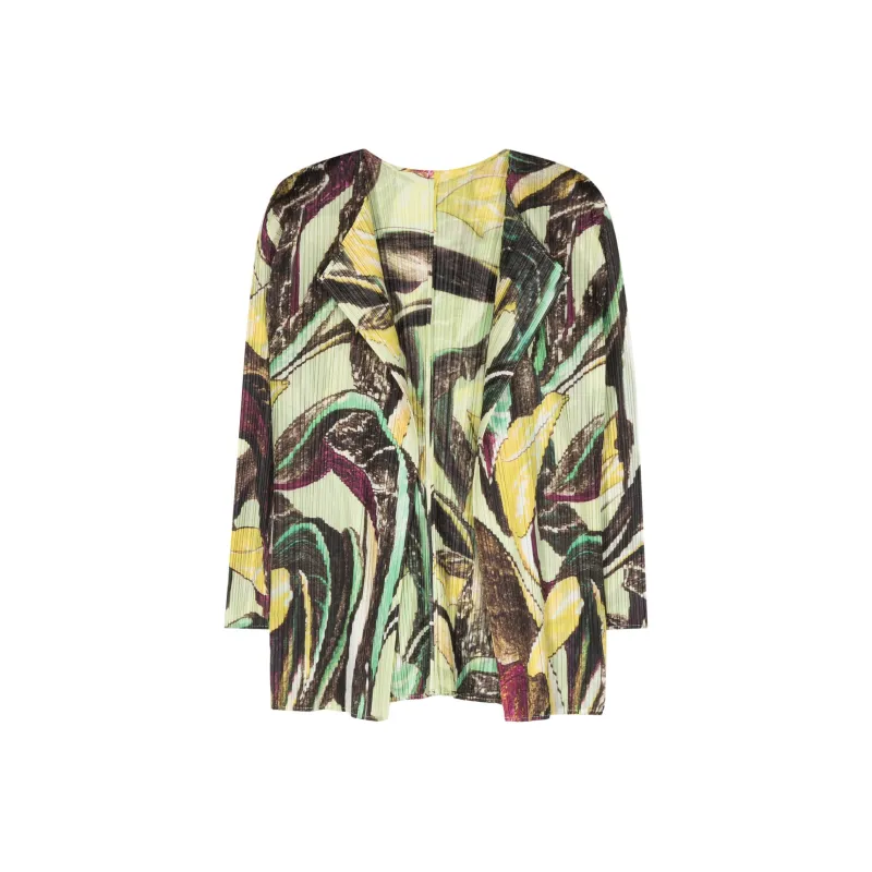PLEATS PLEASE ISSEY MIYAKE Graphic print Pleated Jacket-0