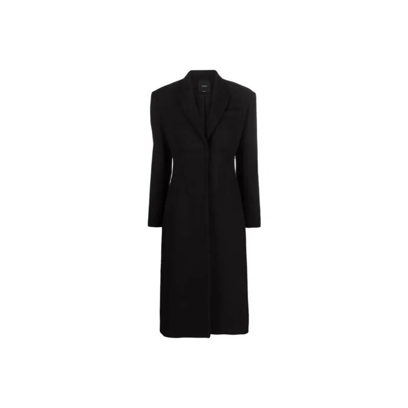 PINKO Concealed-fastening Mid-length Coat-0