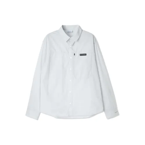 Columbia Shirts Men Gray