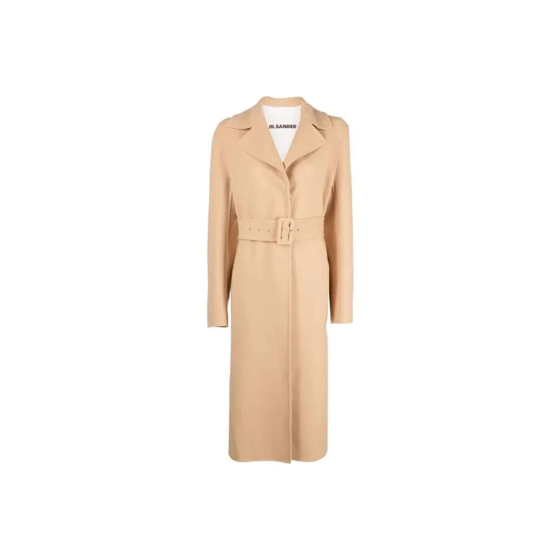 JIL SANDER Coats Women's Ecru-0