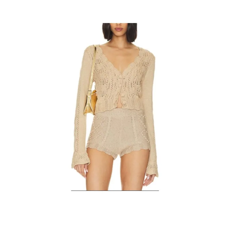 LOVESHACKFANCY Knitwear Women's Khaki-0