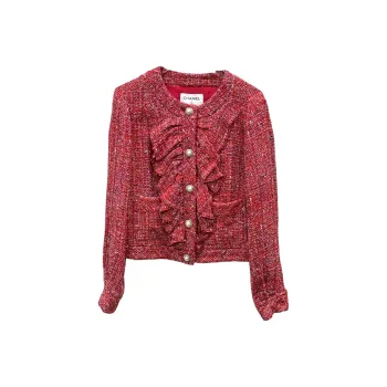 CHANEL Jackets & Coats Women's Red