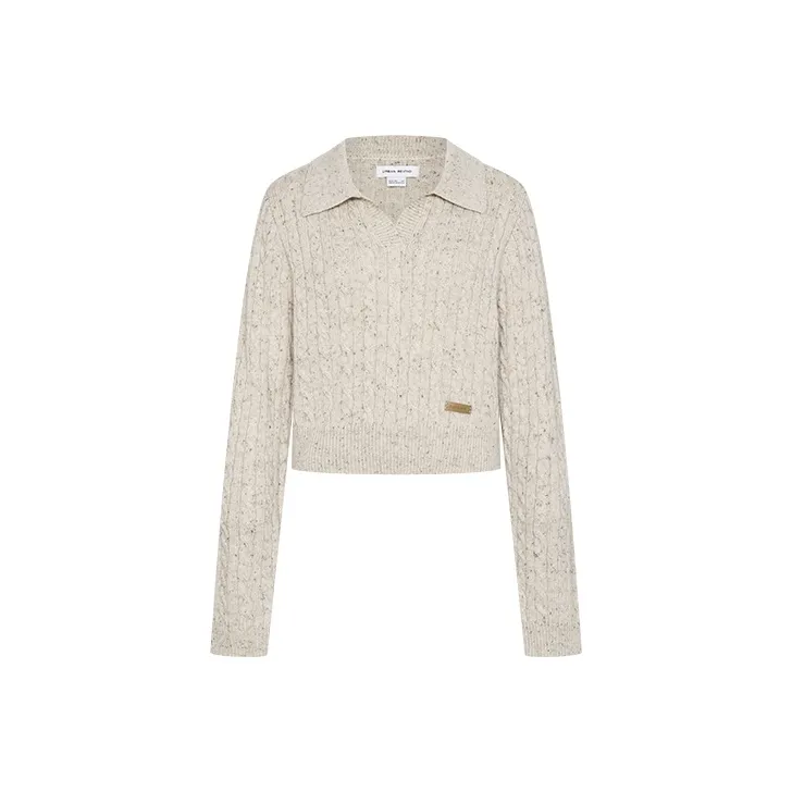 URBAN REVIVO Knitwear Women's Ivory White-0