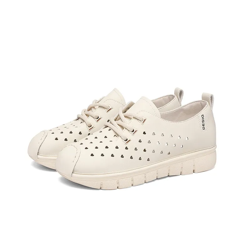Golden Silk Rabbit Slip Resistant, Abrasion Resistant, Breathable, Lightweight Low Top Casual Shoes Women's-8