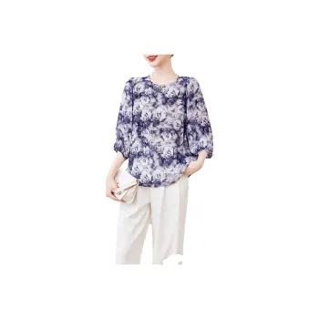 Yi Mengyuan Silk Shirt Women's Image Color