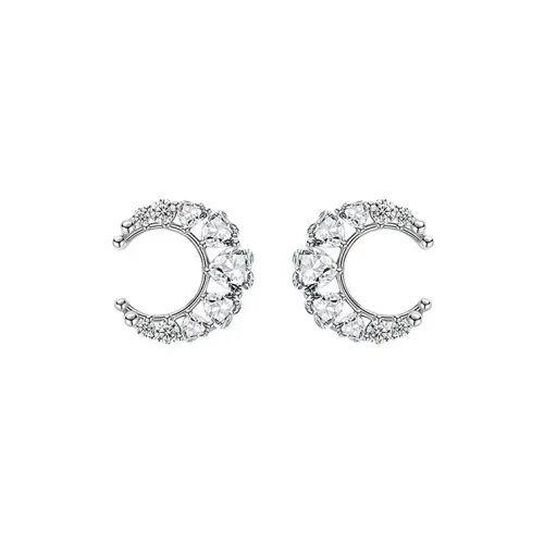 Universe Search S925 Silver Stud Earrings Women's