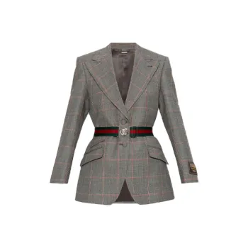 GUCCI Checked Tailored Jacket