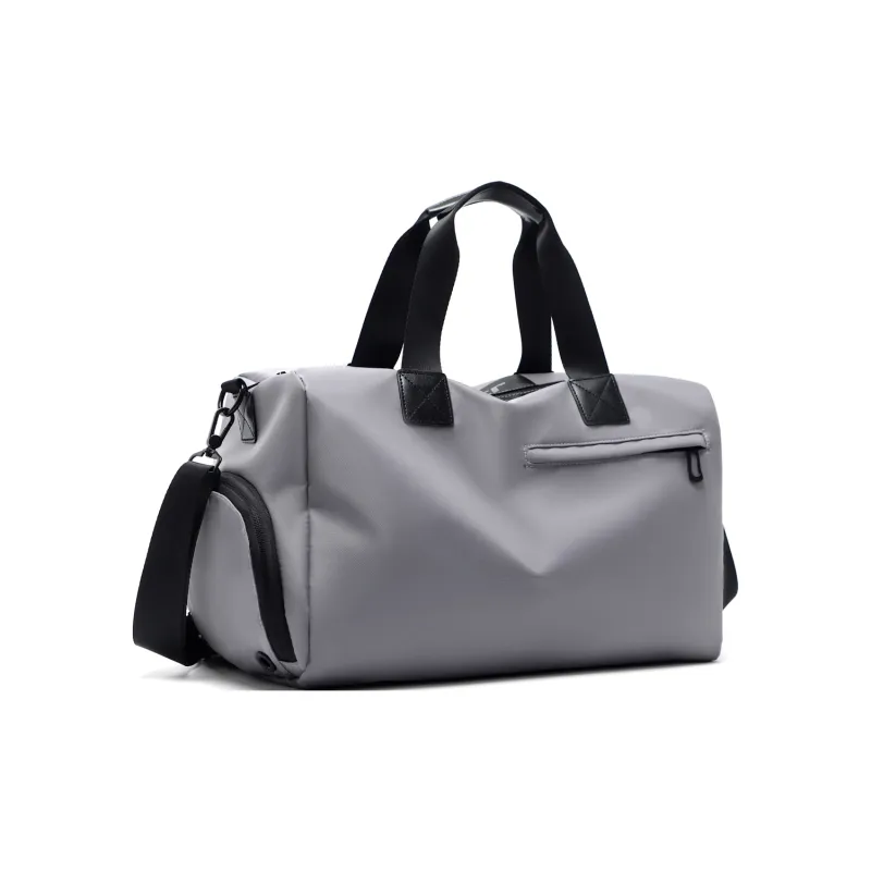 Single Warehouse Nylon One Shoulder Gym Bag Regular Unisex Khaki/Gray/Black-4