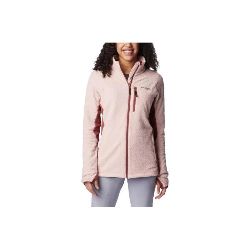 Columbia Titan Pass Jackets Women's Gray Pink-0