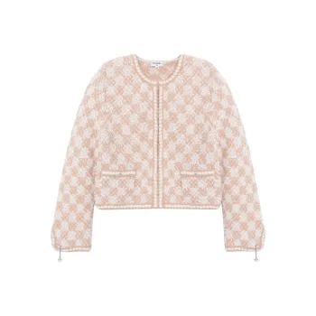 CHANEL Jacket Women's Beige Yellow