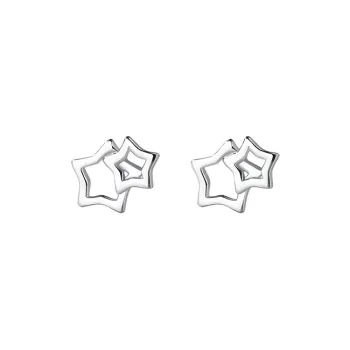 CENTURY&KINDLE 999 Fine Silver Stud Earrings Women's