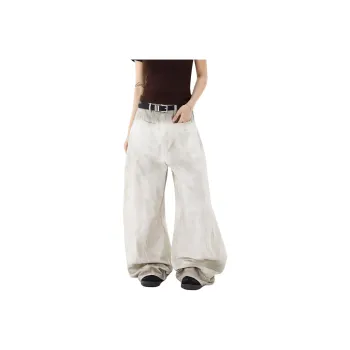 Pirkadat Casual Pants Unisex Dirty White