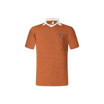 FILA TENNIS Polo Shirt Men's Pineapple Brown