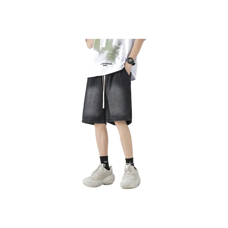 Evil Lions Denim Shorts Unisex-7