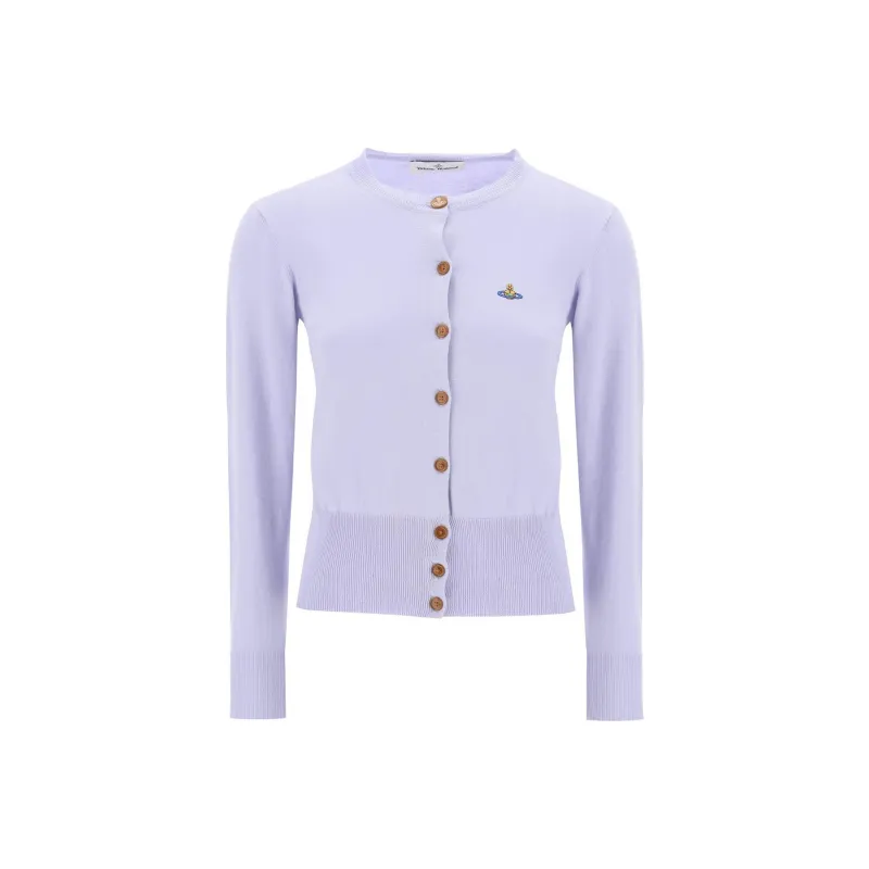 Vivienne Westwood Orb Embroidered Knit Cardigan-0