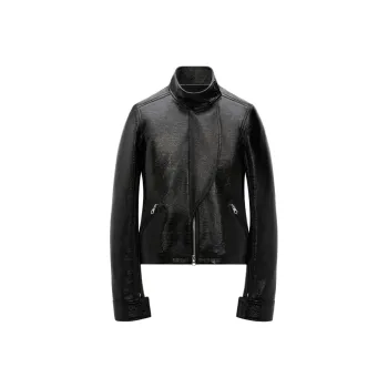 COURREGES Motorcycle Vinyl Jacket 'Black'