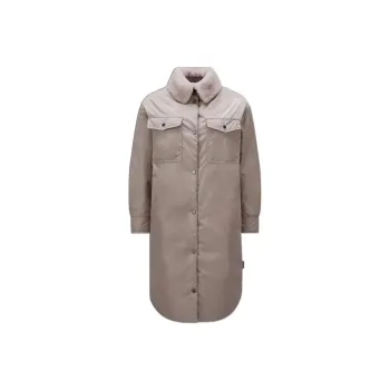 Moncler Coats Women's Khaki