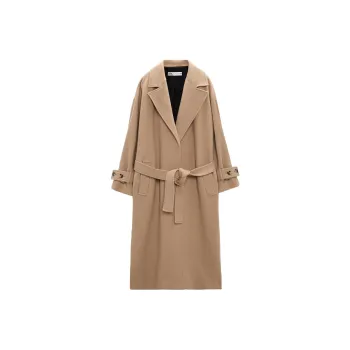 ZARA Coats Women's Tan