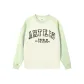 Beige Apricot & Soft Green[Crew Neck]
