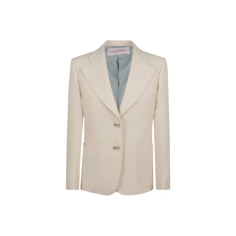 Valentino Jackets & Coats Women's Cream-0