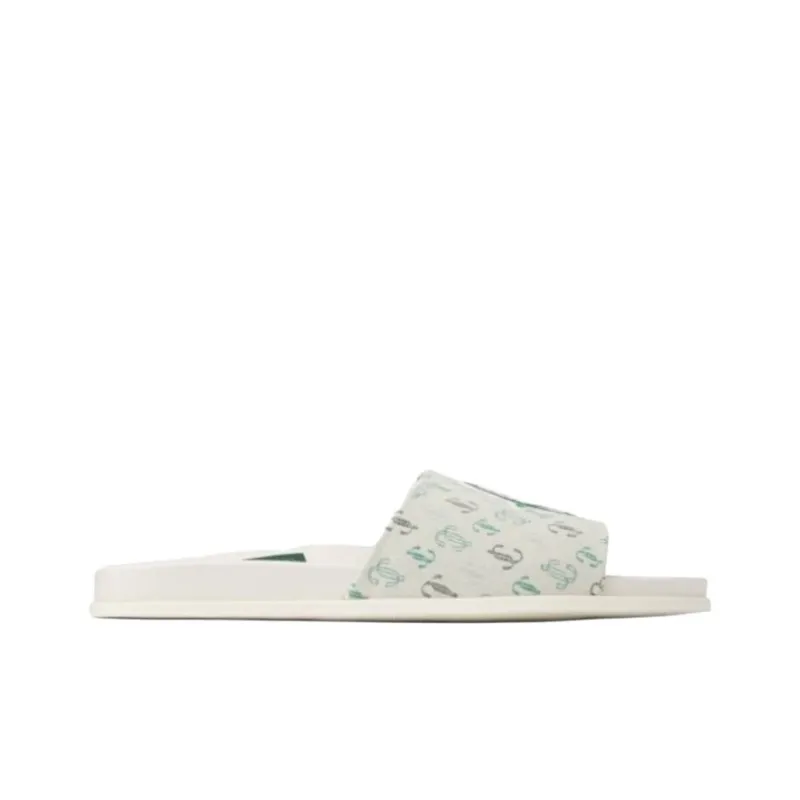 Malbon Golf x Jimmy Choo Slide Slippers Men's Green-1