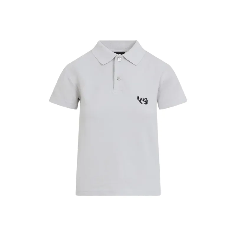Balenciaga Logo embroidered Polo Shirt-0