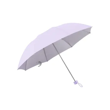 Watermelon Vine 336t Silver Coated Folding Umbrella, Printing Umbrella, Sunny And Rainy Dual Use